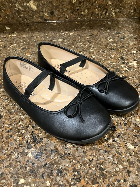 wonder nation Other - Girls Wonder Nation Black Mary Jane Ballet Flats with Bow Size 3 Damaged
